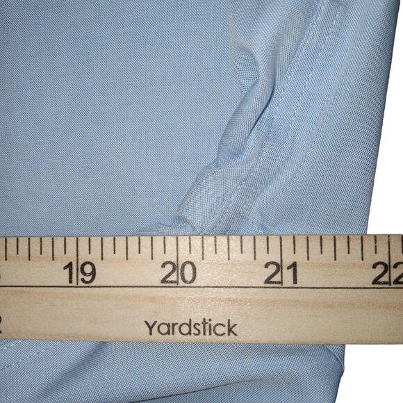 Brooks Brothers 346 Shirt 161/2 4/5 Non-Iron blue Button Up - Picture 8 of 10